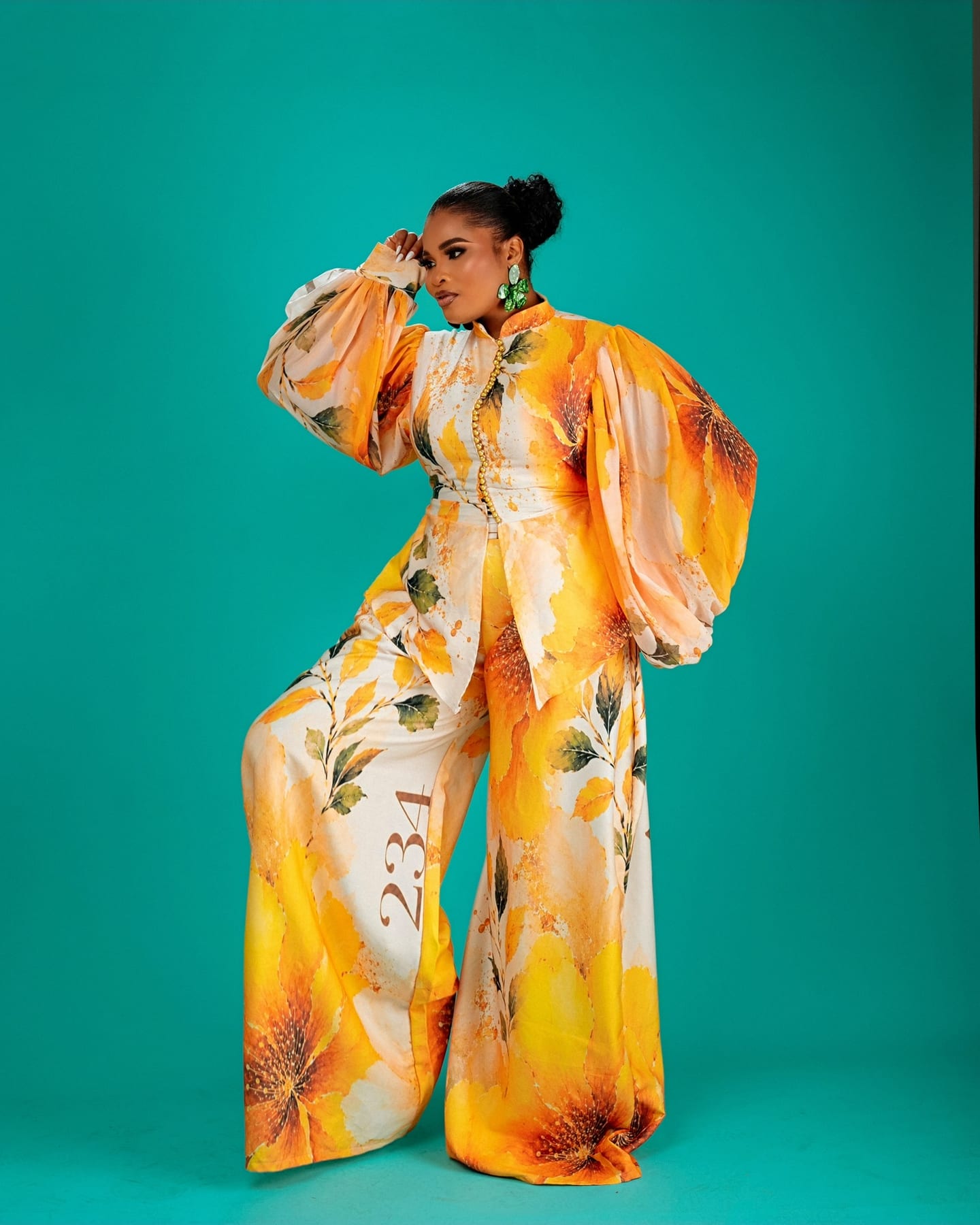 Bloom Royale floral shirt and trouser set (frame 1 of 7)