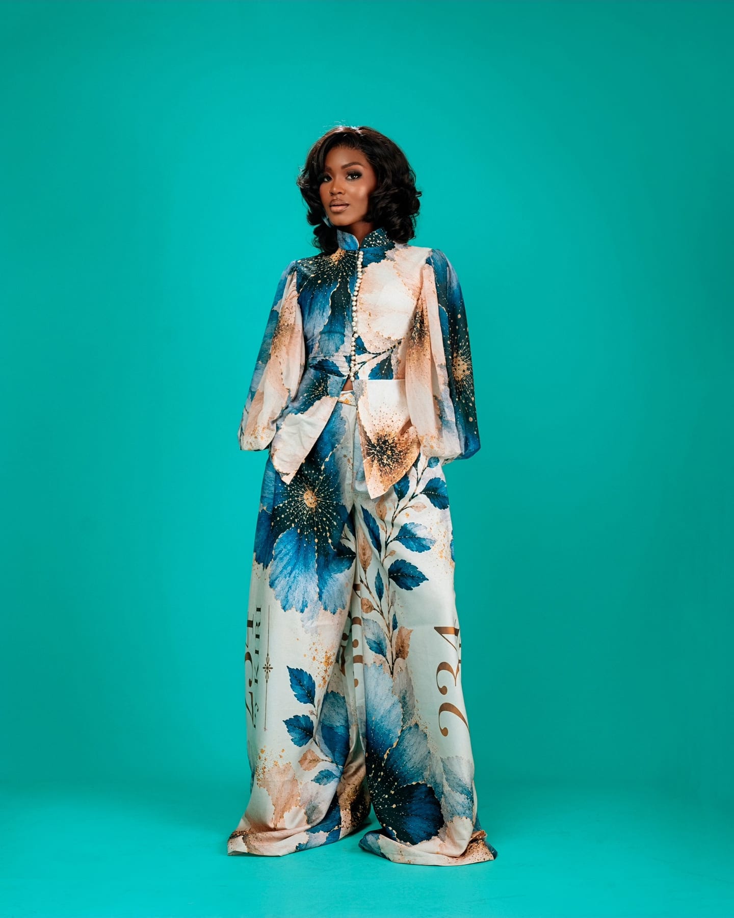 Bloom Royale floral shirt and trouser set (frame 7 of 7)
