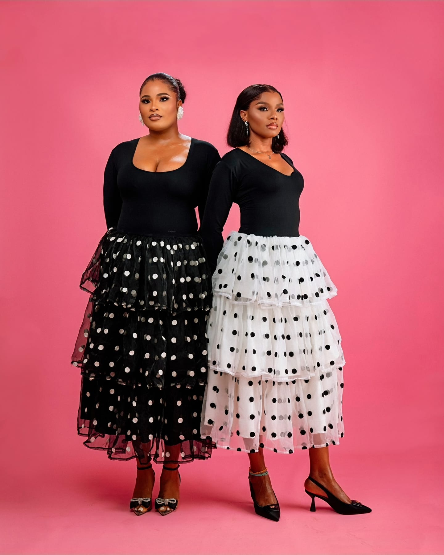 Kiri Polka Dress with tiered spotted tulle (frame 10 of 10)