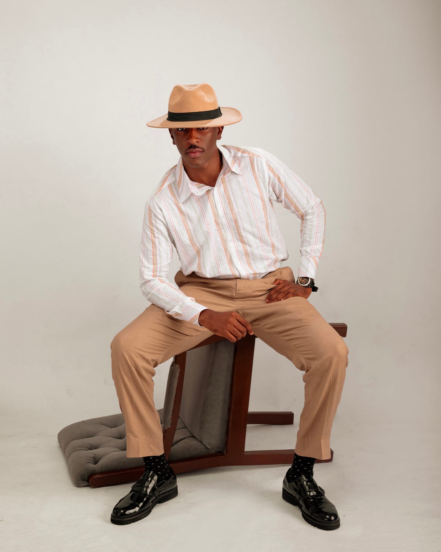Monaco Set in stone and sand tailored menswear (frame 1 of 7)