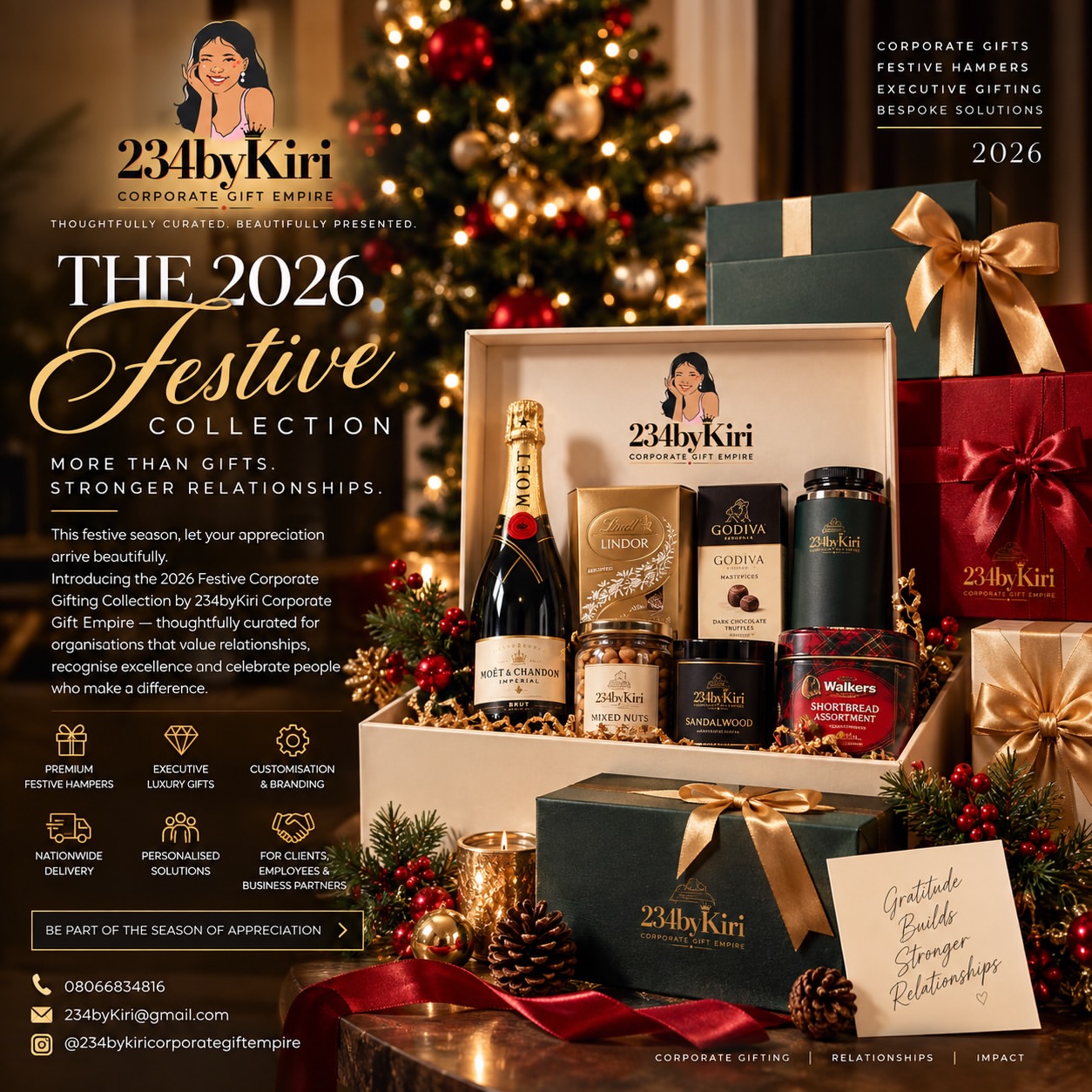 234byKiri Corporate Gift Empire festive collection artwork
